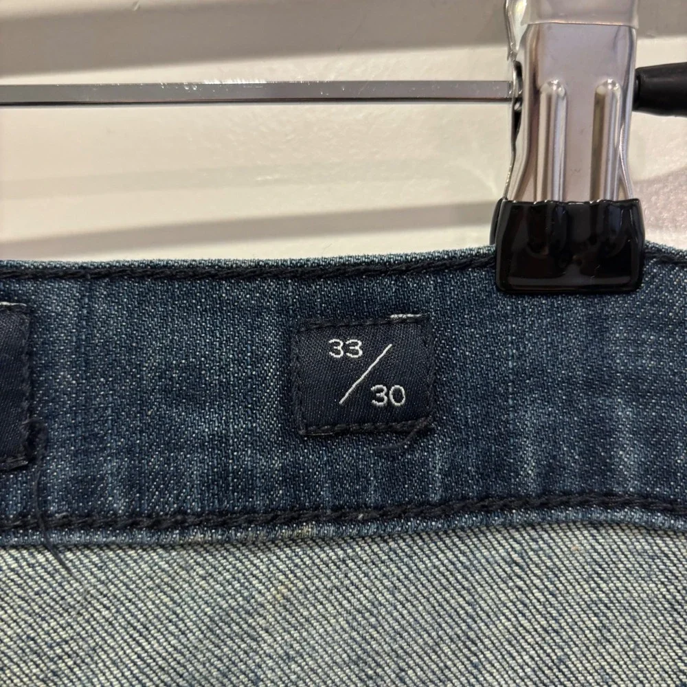 Lucky Brand Mens Dark Wash Denim Jeans 33/30 Blue 5-Pocket Casual Pants